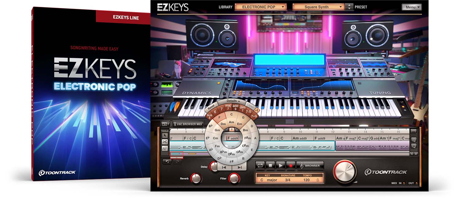 Toontrack EKX EZkeys -  Electronic  Pop